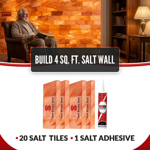 Build 4 Sq. Ft. Salt Wall 20 Bricks 1 Salt Adhesive
