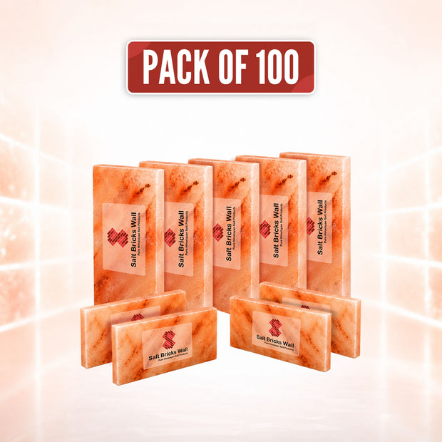 Pack of 100 – Himalayan Pink Salt Tiles (8x4x0.75)