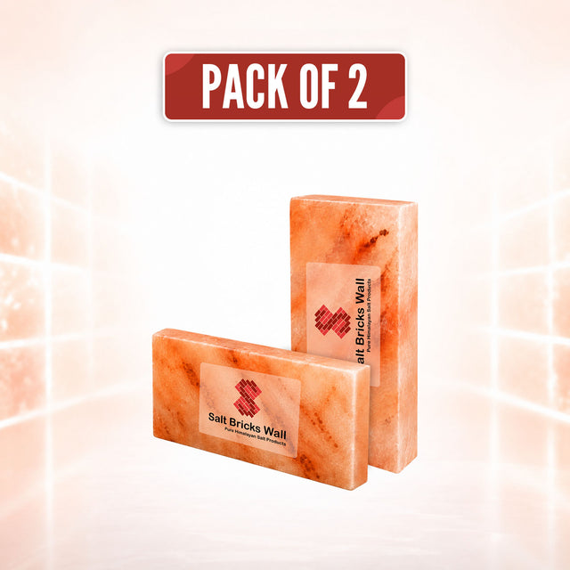 Pack of 2 – Himalayan Pink Salt Tiles (8x4x1)