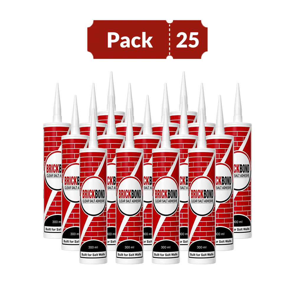 BrickBond - Salt Adhesive for Joining Bricks, Blocks (Set of 25)