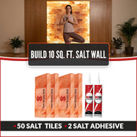 Build 10 Sq. Ft. Salt Wall 50 Bricks 2 Salt Adhesive