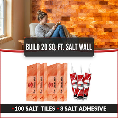 Build 4 Sq. Ft. Salt Wall 20 Bricks 1 Salt Adhesive