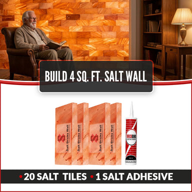 Build 4 Sq. Ft. Salt Wall 20 Bricks 1 Salt Adhesive