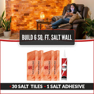 Build Salt Wall 6 sq ft salt wall bricks and salt adhesive