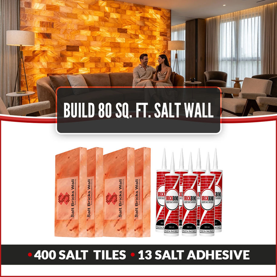 Build 80 Sq. Ft. Salt Wall 400 Salt Bricks 13 Salt Adhesive