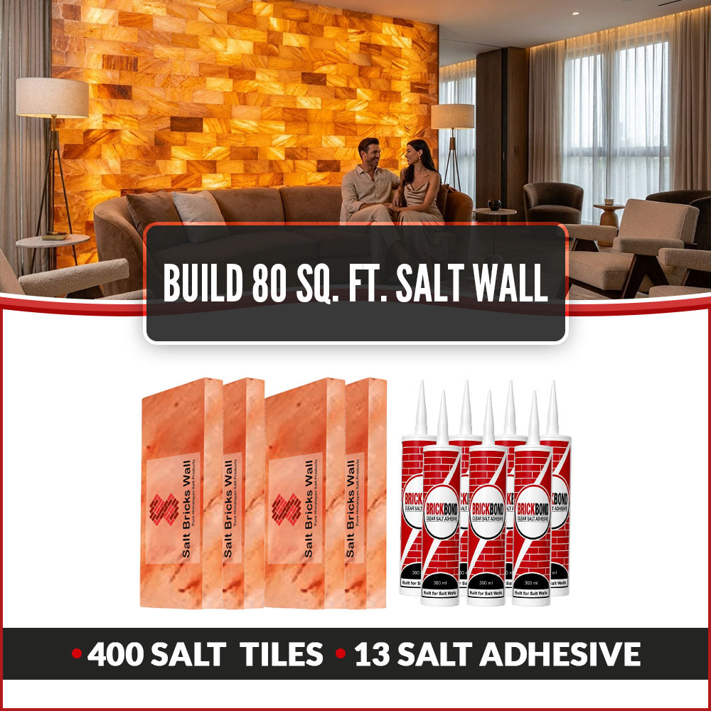 Build 80 Sq. Ft. Salt Wall 400 Salt Bricks 13 Salt Adhesive