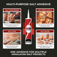 BrickBond - Himalayan Salt Adhesive for Joining Bricks, Blocks, Tiles to Build Room, Spa and Therapy Center, Transparent