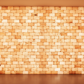 stunning pink salt wall